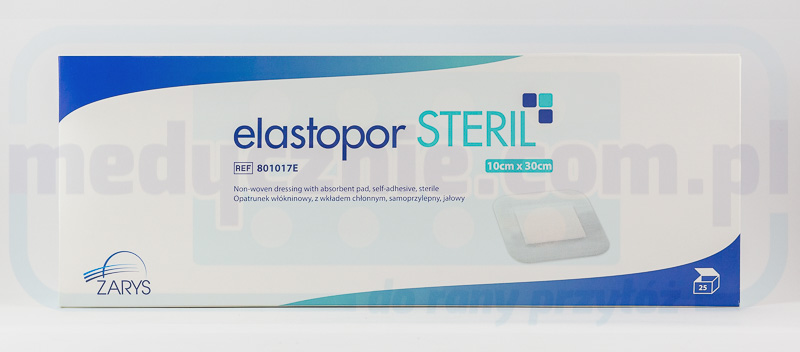 ELASTOPOR Steril 10* 30cm 25 Stück Verband mit Saugeinlage